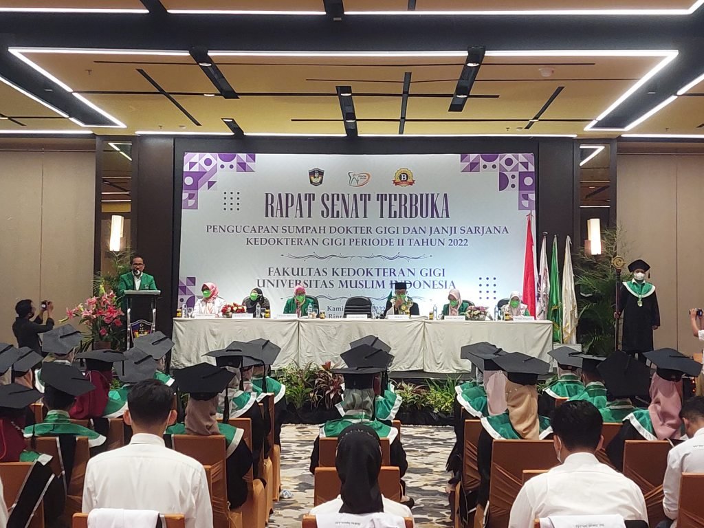 PROCESSING THE DENTIST'S Oath AND PROMISE OF DENTISTRY BACHELOR PERIOD II 2022 INDONESIAN MUSLIM UNIVERSITY, FACULTY OF DENTISTRY — foto 1