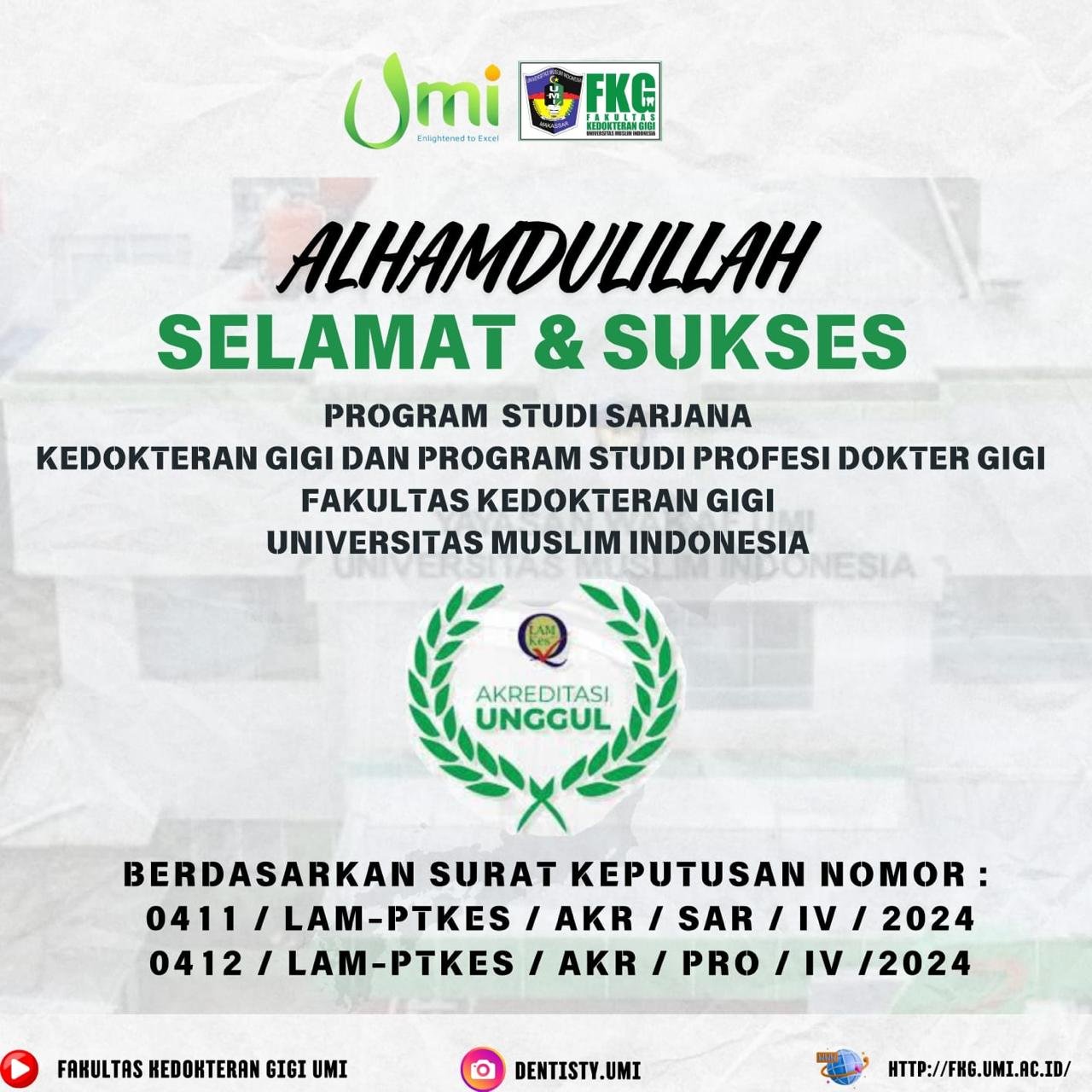 Reakreditasi FKG UMI