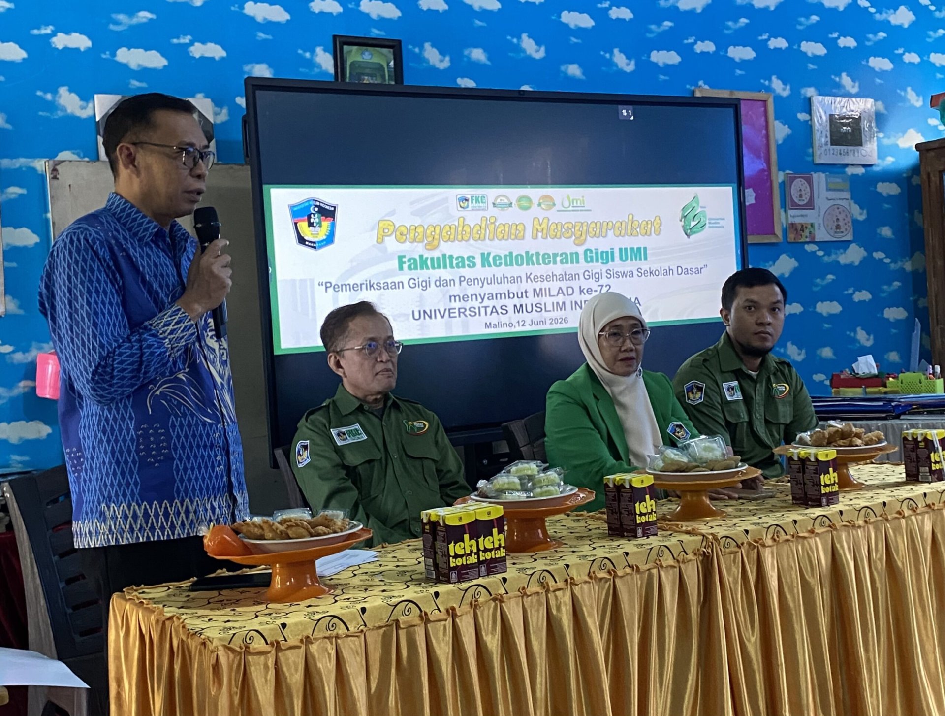 Sambut Milad ke-72 UMI, FKG UMI Periksa Kesehatan Gigi 139 Siswa SD Negeri Centre Malino