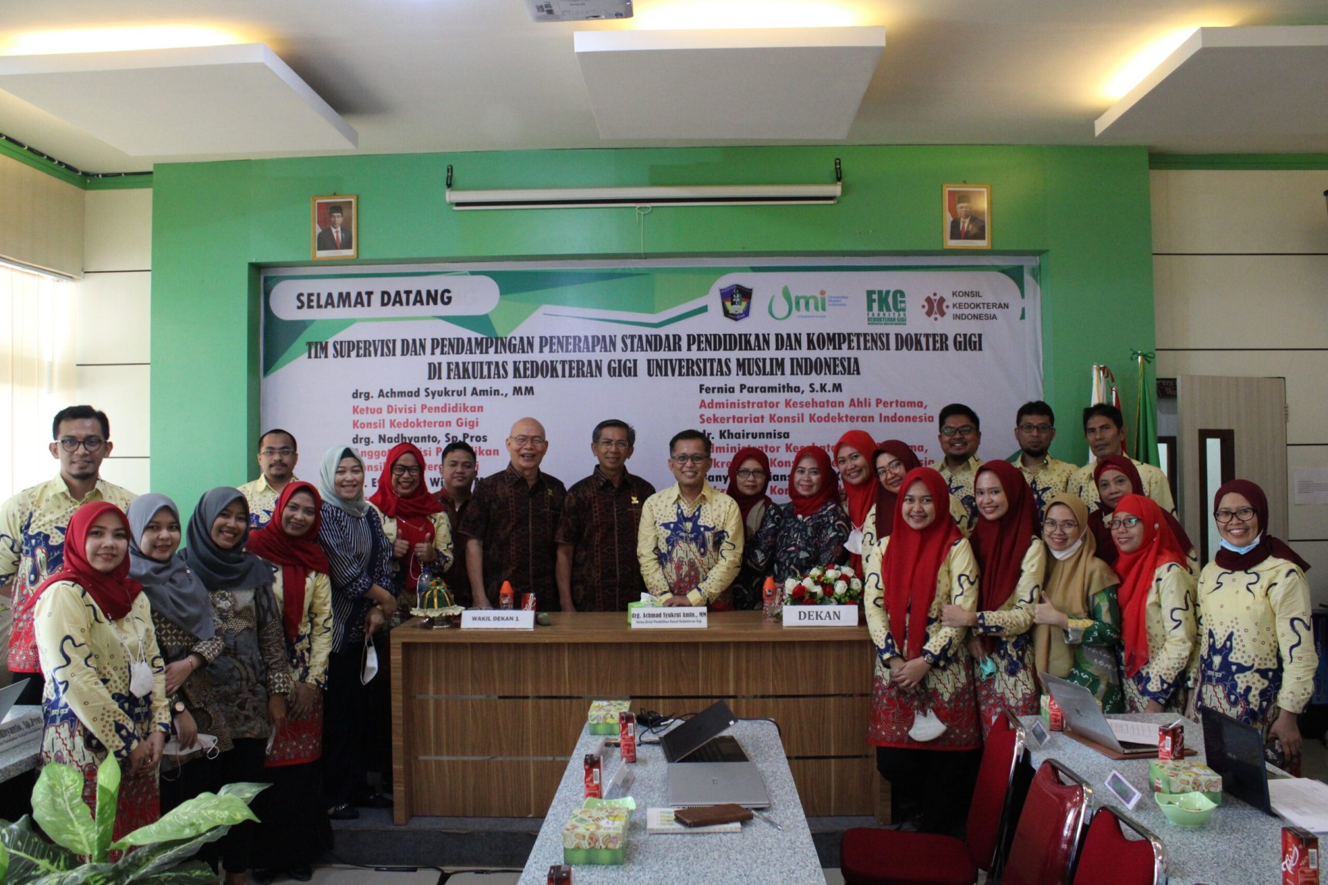 TIM SUPERVISI DAN PENDAMPINGAN PENERAPAN STANDAR PENDIDIKAN DAN KOMPETENSI DOKTER GIGI DI FAKULTAS KEDOKTERAN GIGI UNIVERSITAS MUSLIM INDONESIA