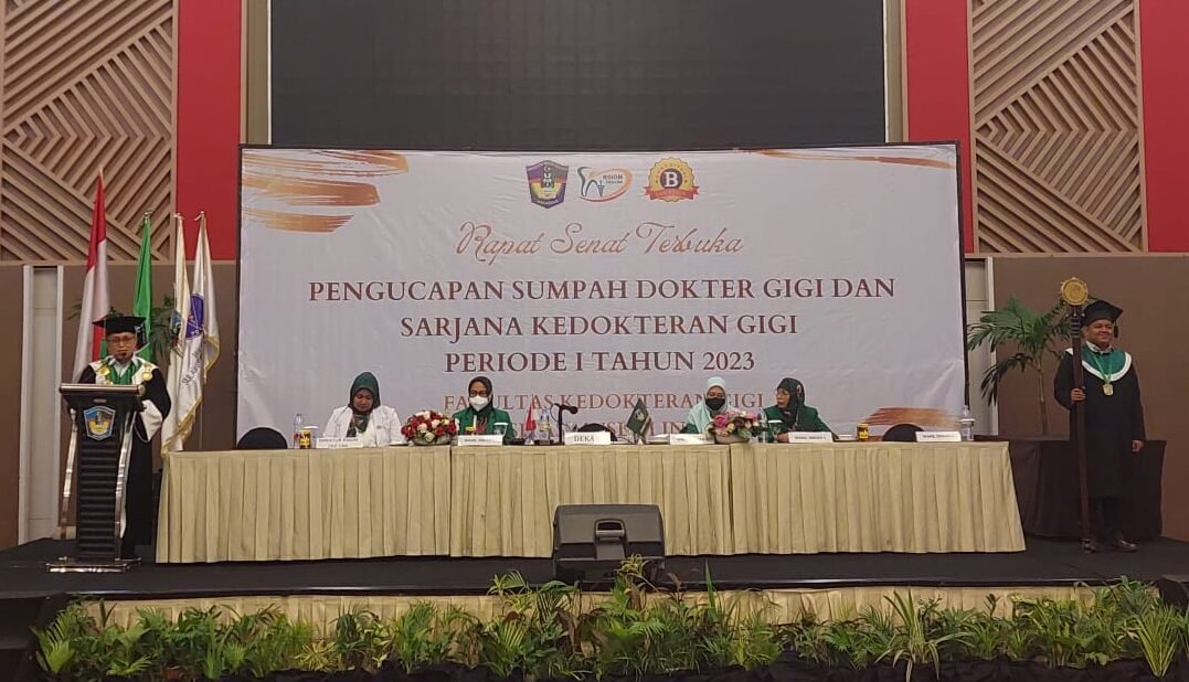Pengucapan Sumpah Dokter Gigi dan Janji Sarjana Kedokteran Gigi Periode I Tahun 2023