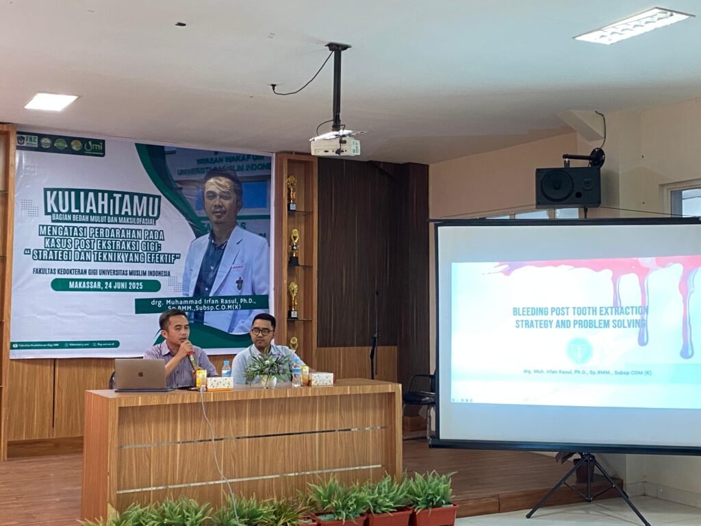 FKG UMI Hadirkan Pakar Bedah Mulut Dalam Kuliah Tamu